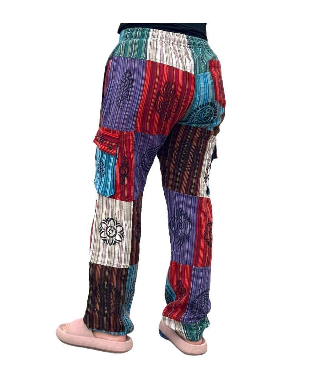 Nepal Patchwork Yoga Pants