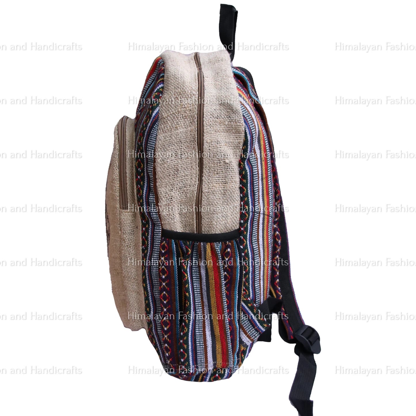 Large Wolf Hemp Backpack