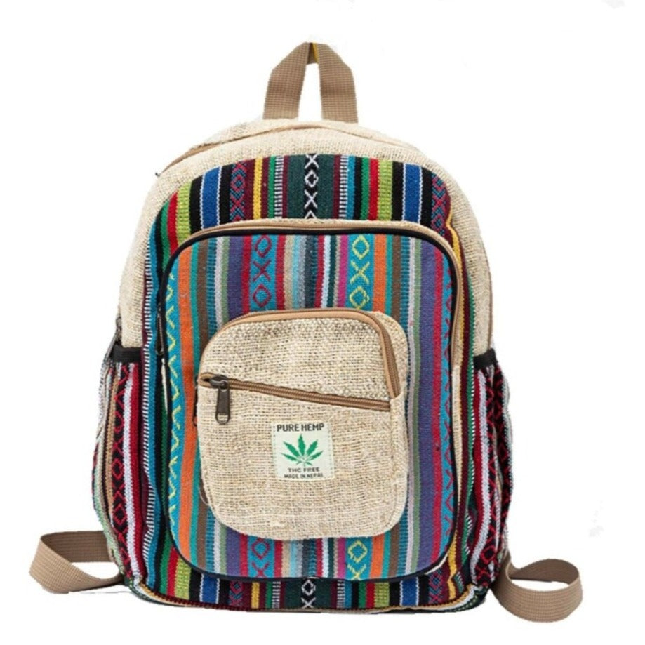 Mini Handmade Hemp Backpack